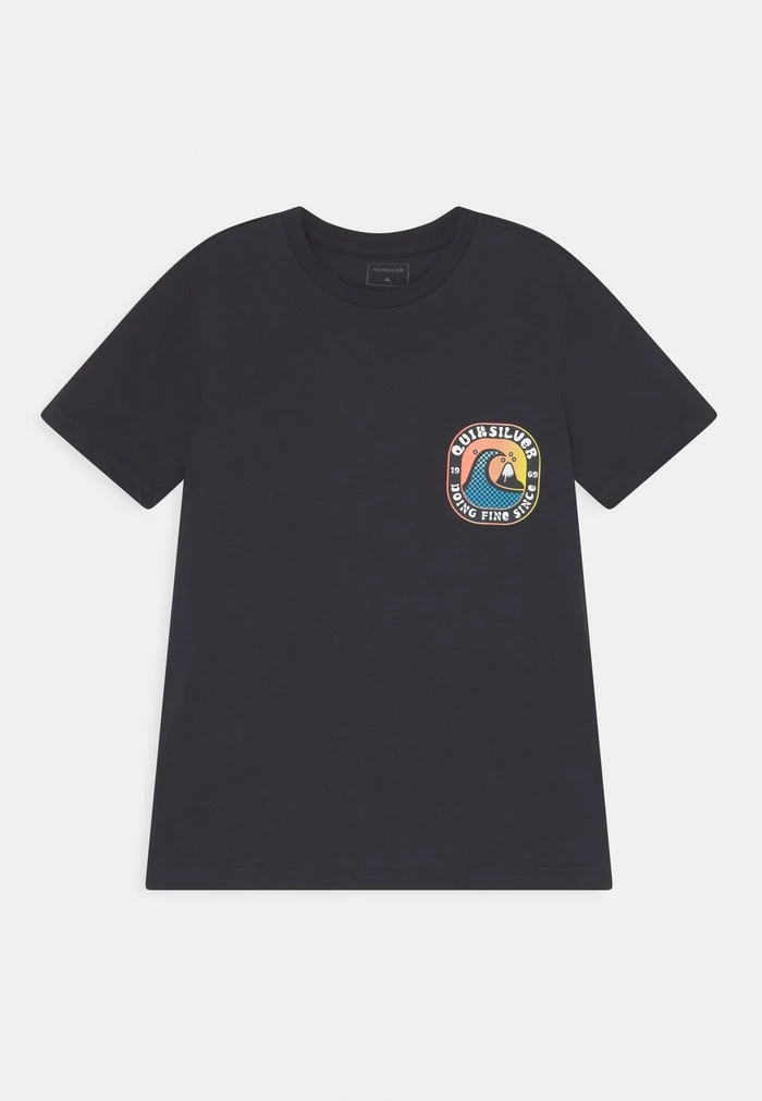 Quiksilver ANOTHER STORY - T-shirt Imprimé - Black 3 Quiksilver ANOTHER STORY - T-shirt Imprimé - Black