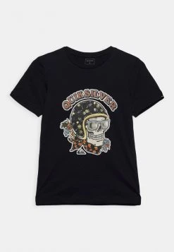 Quiksilver SKULL TROOPER SS YTH - T-shirt Imprimé - Navy Blazer
