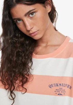 Quiksilver T-shirt Imprimé - Peach Pink Print Stripe 6 Quiksilver T-shirt Imprimé - Peach Pink Print Stripe -Quiksilver Soldes 9ebf142c3168498a9fe666ebc16532a0