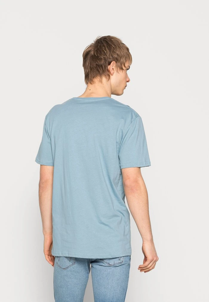 UP RISE - T-shirt imprimé - faded denim Quiksilver UP RISE - T-shirt Imprimé - Faded Denim -Quiksilver Soldes 9f21f33886dd4a18adc5d40553287de6
