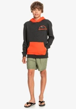 Quiksilver OPEN SPOT HOOD YOUTH - Sweatshirt - Dark Grey Heather -Quiksilver Soldes a0060296a20549ebae24267c57a1444d