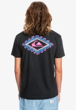 Quiksilver MYTHIC LIMITS - T-shirt Imprimé - Black -Quiksilver Soldes a10409eff86b4f03b9afa511bb4a670e