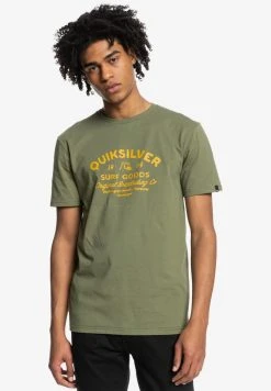 Quiksilver CLOSED TION - EQT - T-shirt Imprimé - Four Leaf Clover