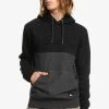 Quiksilver EMBOSS - Sweat à Capuche - Black/dark Grey -Quiksilver Soldes a25d7111c619495290510865d16f2698