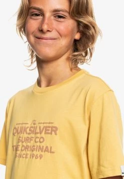 Quiksilver FEEDING LINE - T-shirt Imprimé - Rattan -Quiksilver Soldes a2867d084b77419ba9ac793d649f5d77