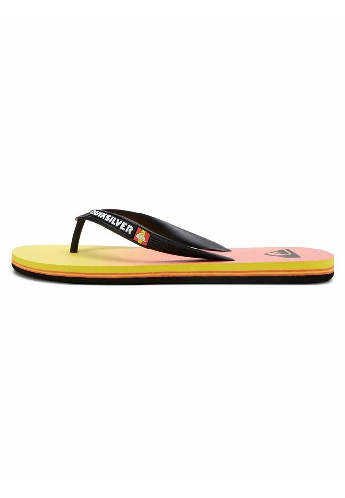 CHANCLAS - Tongs - black/black/orange Quiksilver CHANCLAS - Tongs - Black/black/orange -Quiksilver Soldes a2c3833f86a84bad8e14170ab6ac77e9