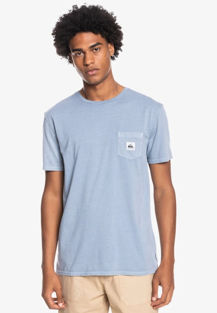 SUB MISSION - T-shirt basique - faded denim Quiksilver SUB MISSION - T-shirt Basique - Faded Denim -Quiksilver Soldes a3539bba850b4e0b98b3c43ee8c74c65