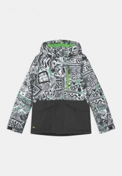 Quiksilver MISSION PRINTED BLOCK YOUTH UNISEX - Veste De Snowboard - Black/white