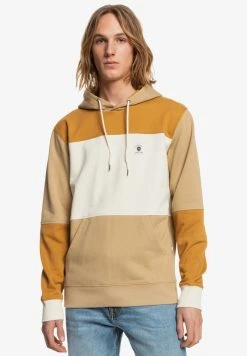 Quiksilver CHROMEBLOCK - Sweat à Capuche - Light Brown