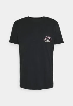 Quiksilver ROGUE AIR - T-shirt Imprimé - Black