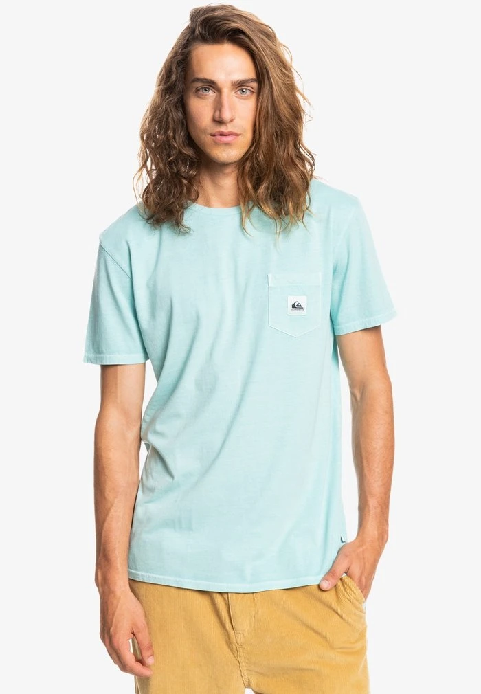 SUB MISSION - T-shirt basique - light blue Quiksilver SUB MISSION - T-shirt Basique - Light Blue -Quiksilver Soldes a5685767db3b40ba9e65fb5acd6e25ee