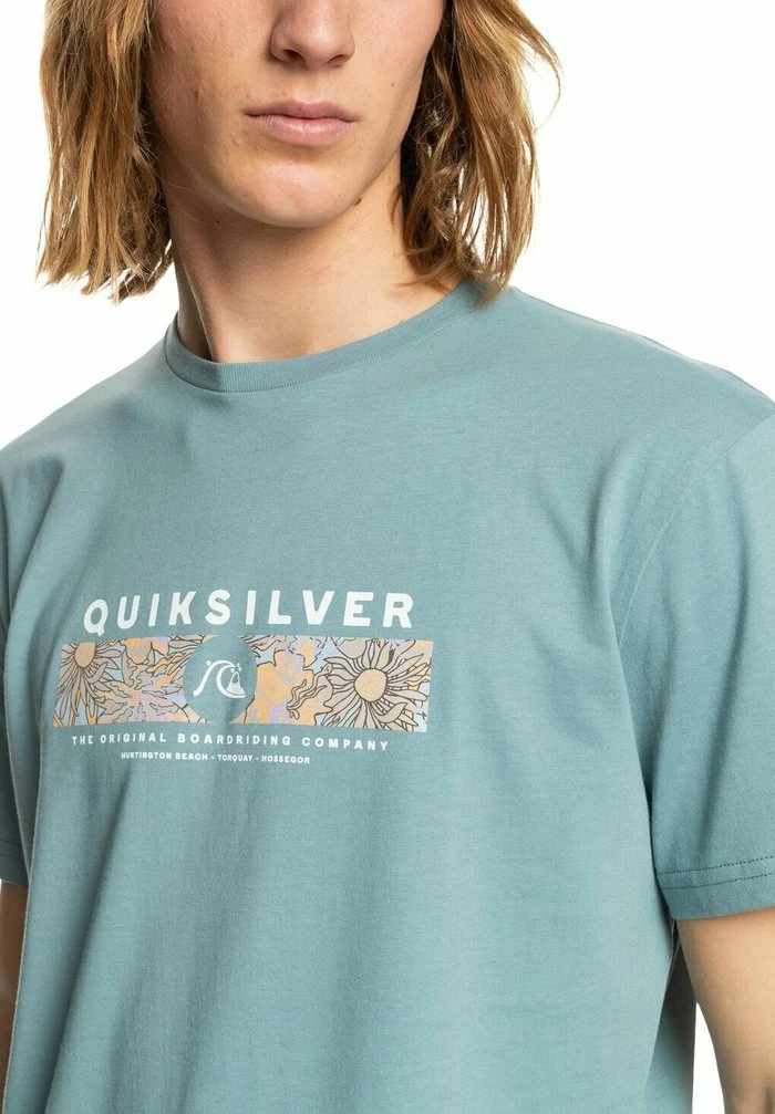 Quiksilver WRAP IT UP - T-shirt Imprimé - Citadel Blue 6 Quiksilver WRAP IT UP - T-shirt Imprimé - Citadel Blue – Image 4