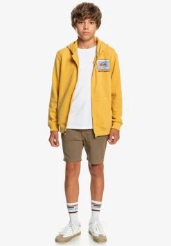 Quiksilver RADICAL ROOTS - Sweat à Capuche Zippé - Rattan -Quiksilver Soldes a5d1fabfbd43433b96e20c3103ad704b