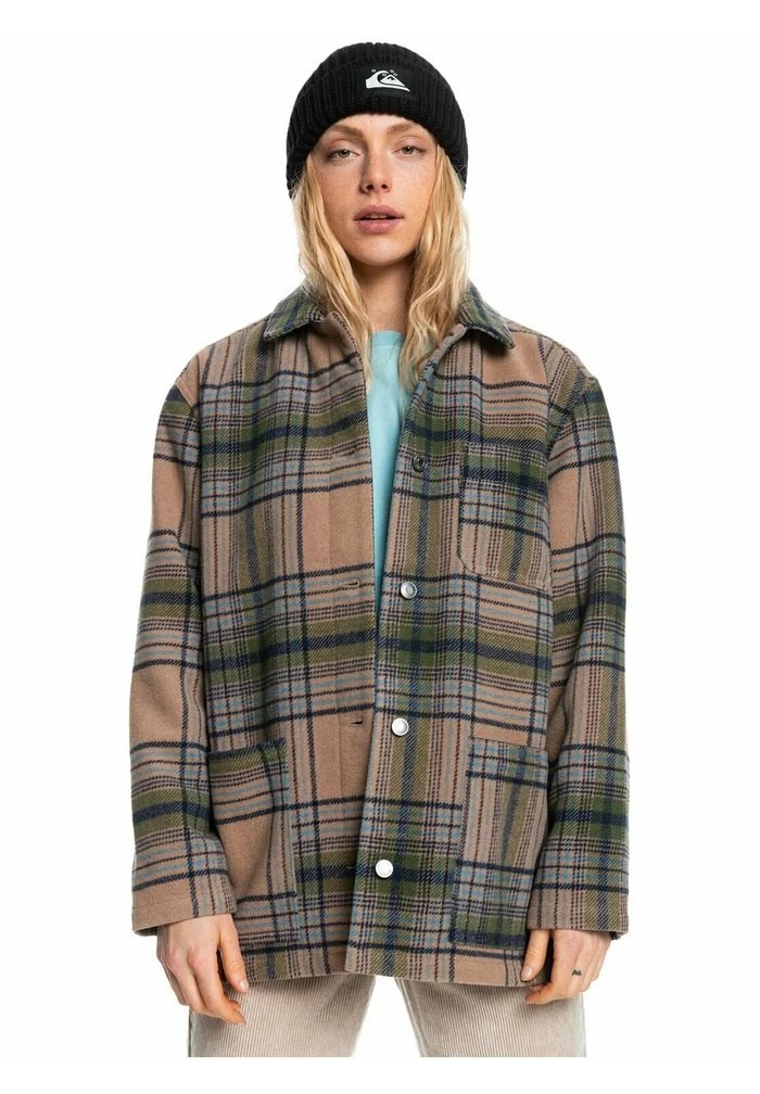 Manteau court - beige Quiksilver Manteau Court - Beige -Quiksilver Soldes a619249997b943ef90d1f430dbc386b1