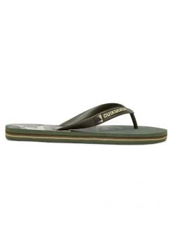 Quiksilver Tongs - Green/black/green -Quiksilver Soldes a68017e65dd84a48b45873faa0fdd478