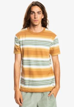 Quiksilver TRANSAT - T-shirt Imprimé - Brown