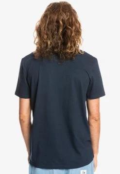 Quiksilver FEEDING LINE MANCHES COURTES - T-shirt Imprimé - Navy Blazer -Quiksilver Soldes a8401266990e467facbcc4e5fdfa9779