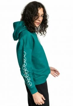 Quiksilver Sweat à Capuche - Teal Green -Quiksilver Soldes a846e81e029d4d99b35b215344986223