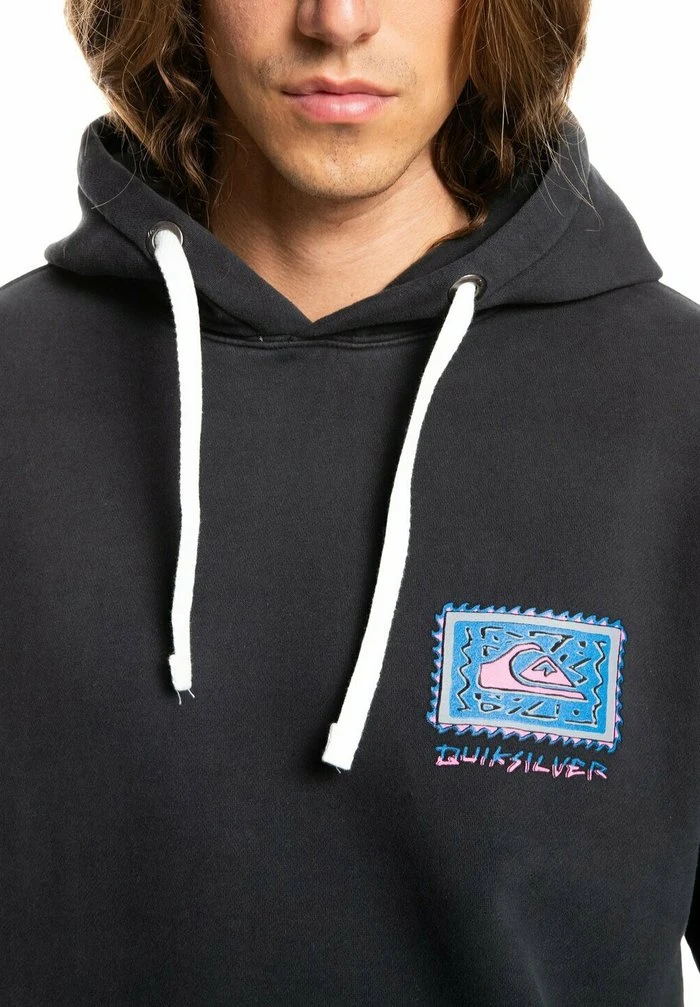 NEON SLAB HOOD - Sweat à capuche - tarmac Quiksilver NEON SLAB HOOD - Sweat à Capuche - Tarmac -Quiksilver Soldes a979efe342d34abb8e9bb88c2e02c3b1