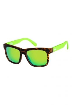 Quiksilver BALKY - Lunettes De Soleil - Matte Tortoise/ml Green
