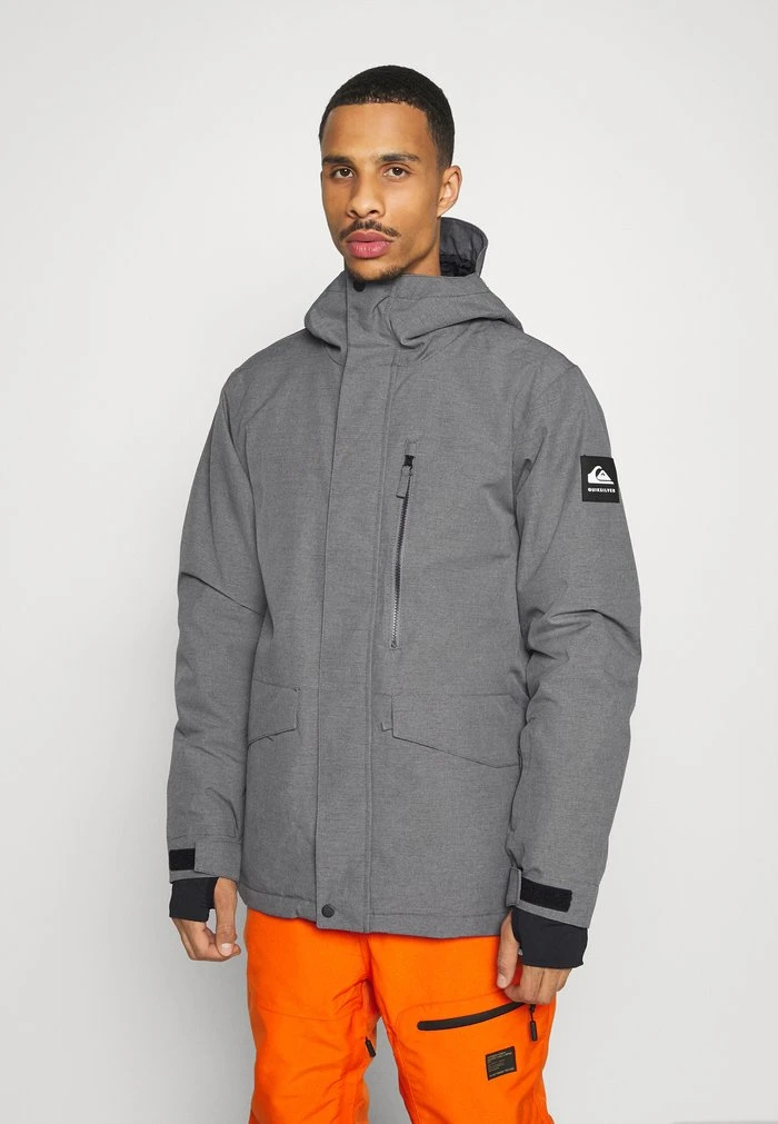 Quiksilver MISSION SOLID - Veste De Snowboard - Heather Grey 3 Quiksilver MISSION SOLID - Veste De Snowboard - Heather Grey