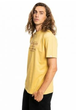 Quiksilver FEEDING LINE MANCHES COURTES - T-shirt Imprimé - Rattan -Quiksilver Soldes ac2a342c31484bb6a8aedf4371a46ae0