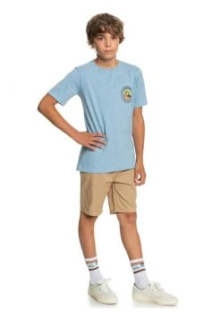 Quiksilver CLOSED BUBBLE - T-shirt Imprimé - Faded Denim Heather 9 Quiksilver CLOSED BUBBLE - T-shirt Imprimé - Faded Denim Heather -Quiksilver Soldes ad04aa0c21ef4d42a3cefae4f778436c