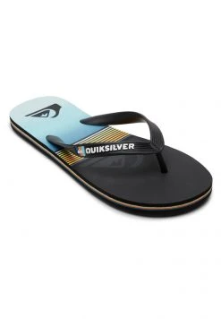 Quiksilver MOLOKAI PANEL - Tongs - Black -Quiksilver Soldes ad0a41c534b941fc9d715527426ede81