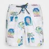 Quiksilver ISLAND - Short De Bain - Snow White -Quiksilver Soldes ad9518d8178f4c30b36fdcdf545654e9