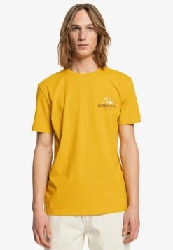 Quiksilver DREAM VOUCHER - T-shirt Imprimé - Nugget Gold