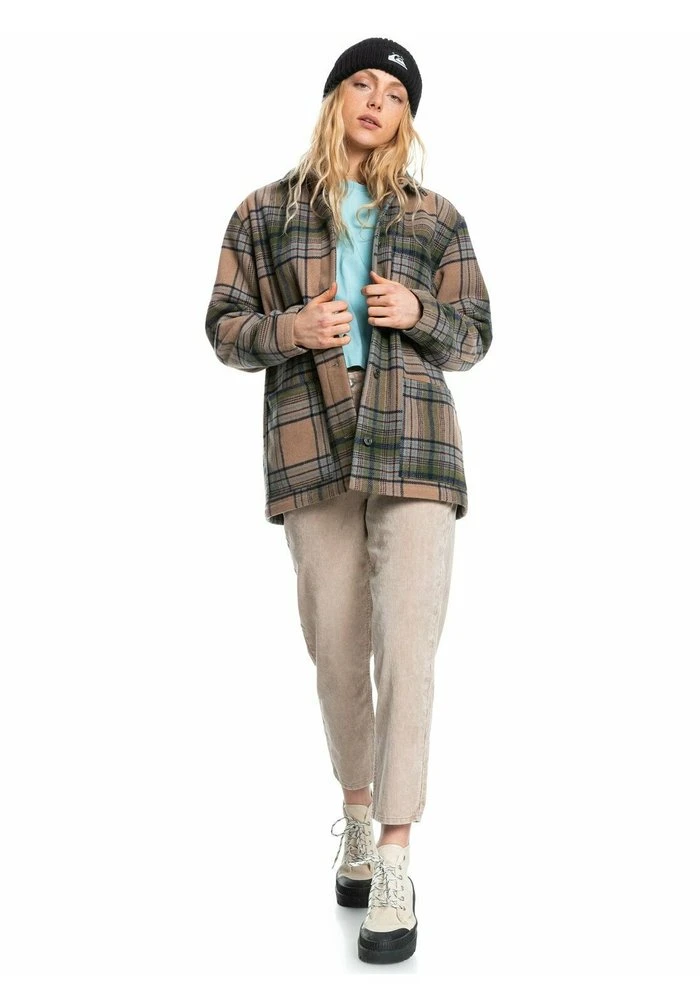 Manteau court - beige Quiksilver Manteau Court - Beige -Quiksilver Soldes ae177983e2124661bf2591fc9da0f083