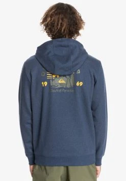 Quiksilver Sweat à Capuche Zippé - Insignia Blue -Quiksilver Soldes ae93002d881a4798952db7b7f56701fe