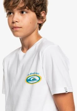 Quiksilver T-shirt Imprimé - White -Quiksilver Soldes b02616aacdc6418e8a4c9570347f77e4