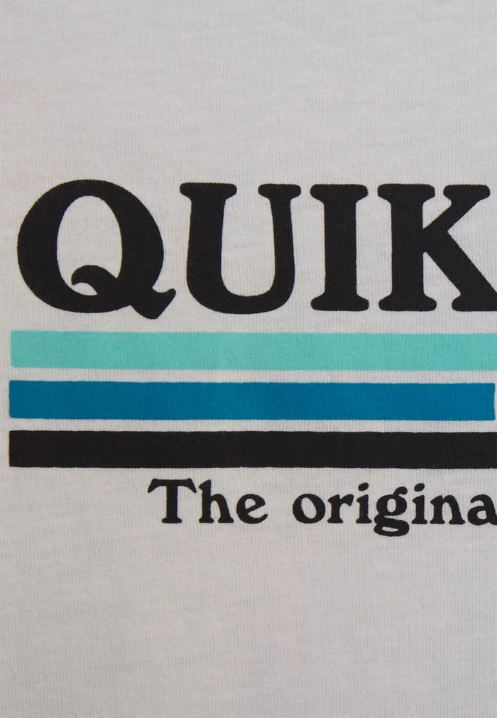 Quiksilver LINED UP - T-shirt Imprimé - White 5 Quiksilver LINED UP - T-shirt Imprimé - White – Image 3