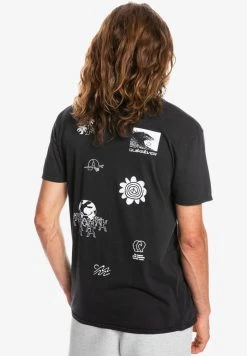 Quiksilver SURF LEGENDS - T-shirt Imprimé - Black -Quiksilver Soldes b0a56b4c754f44c4bb52951f77c73c1c