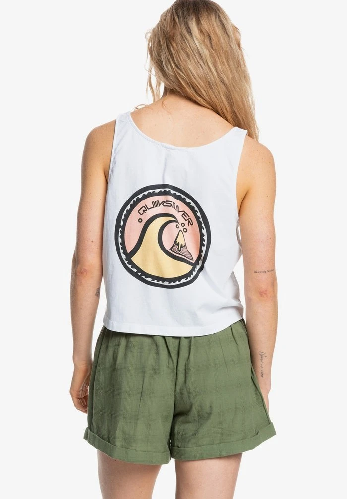 DÉBARDEUR - Débardeur - white Quiksilver DÉBARDEUR - Débardeur - White -Quiksilver Soldes b0ee53a48ea5421bb220ddf3fb93c77a