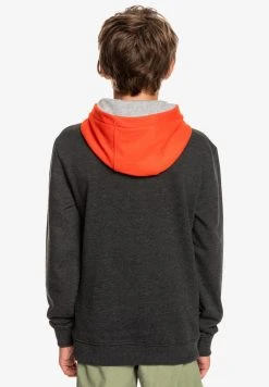Quiksilver OPEN SPOT HOOD YOUTH - Sweatshirt - Dark Grey Heather -Quiksilver Soldes b1c4f6054e13416fa7dd3d5dba498a1f