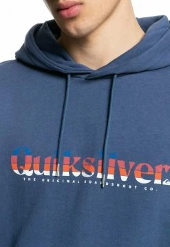 Quiksilver Sweat à Capuche - Blue Indigo -Quiksilver Soldes b1cd0e5bbf23440abaa1741b628a71cc
