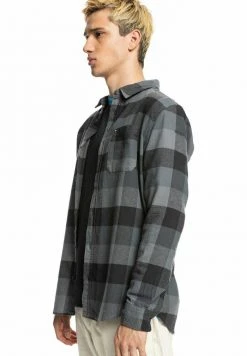 Quiksilver MOTHERFLY - Chemise - Tarmac Motherfly -Quiksilver Soldes b1cdff6ea12b4d45acd789fe0640e73d