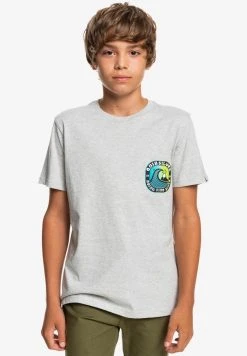 Quiksilver ANOTHER STORY - T-shirt Imprimé - Athletic Heather
