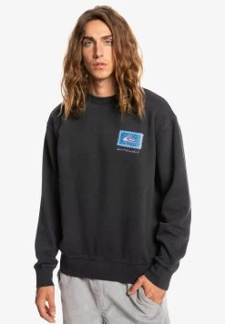Quiksilver NEON SLAB - Sweatshirt - Tarmac