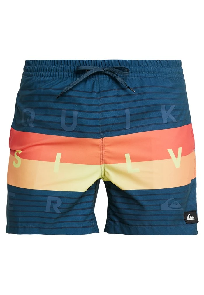 Quiksilver WORD BLOCK VOLLEY 17 - Short De Bain - Majolica Blue 5 Quiksilver WORD BLOCK VOLLEY 17 - Short De Bain - Majolica Blue â Image 3