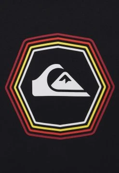 Quiksilver NEW NOISE - T-shirt Imprimé - Black -Quiksilver Soldes b39497791c0348288a14dd3bed8c15c5