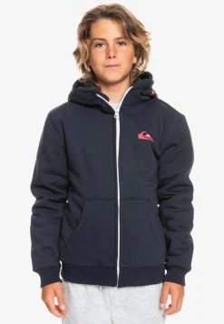 Quiksilver BEST WAVE YOUTH - Sweat à Capuche Zippé - Navy Blazer