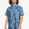 Quiksilver GROVELER - Chemise - Faded Denim Groveler -Quiksilver Soldes b54231f11030455f95cbe6c3046a3f79