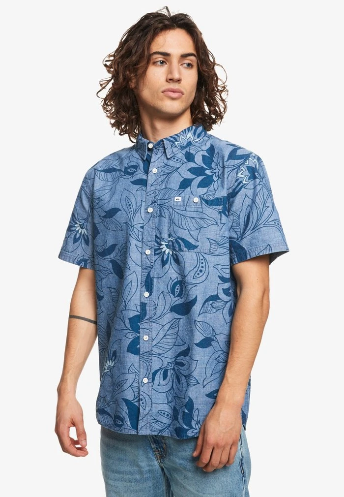 GROVELER - Chemise - faded denim groveler Quiksilver GROVELER - Chemise - Faded Denim Groveler -Quiksilver Soldes b54231f11030455f95cbe6c3046a3f79