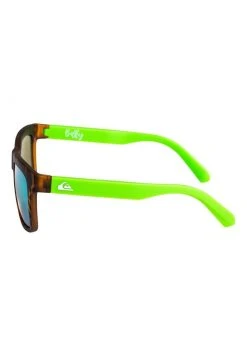 Quiksilver BALKY - Lunettes De Soleil - Matte Tortoise/ml Green -Quiksilver Soldes b5f070395dea427ea3ad4a439c581078