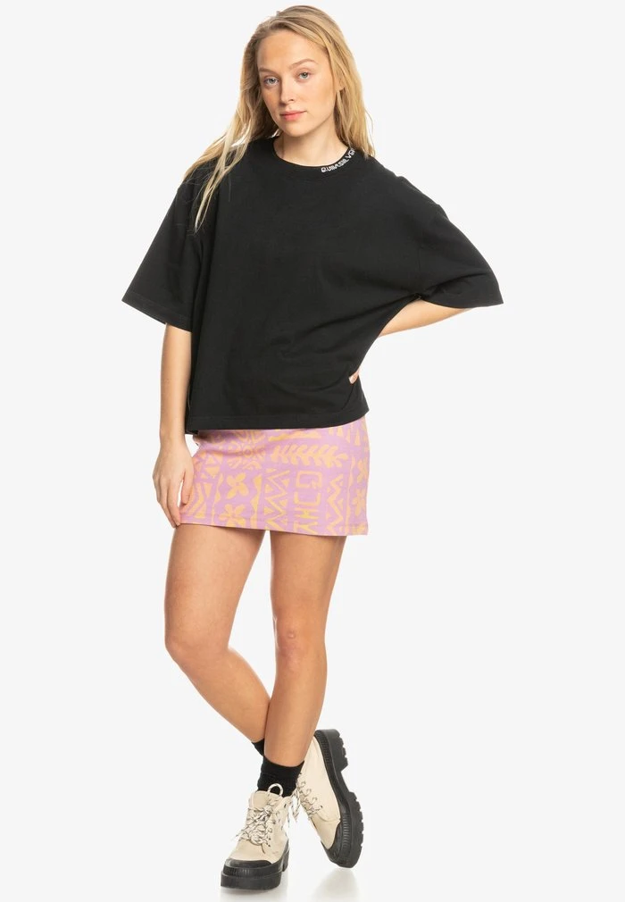 MANCHES COURTES - T-shirt basique - black Quiksilver MANCHES COURTES - T-shirt Basique - Black -Quiksilver Soldes b66e74ba61f74aaf9ee82de60bd59e06