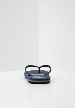 Quiksilver MOLOKAI SEASONS - Tongs - Black/blue/blue -Quiksilver Soldes b822b2ca8ee74e26b8863f67833e1f13