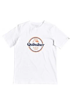 Quiksilver WORDS REMAIN - T-shirt Imprimé - White
